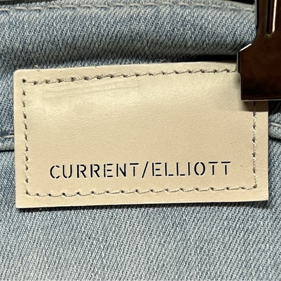 🌻NEW w/tag Current Elliott "The Side Street" Curulean Jeans Size 24 - Picture 6 of 10